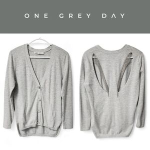 One Grey Day cardigan sweater